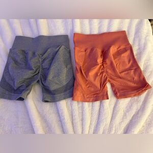 Women’s coral and grey shorts Set